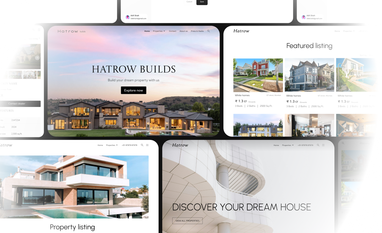 Real Estate Website Preview